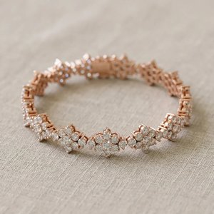 Bracelet de luxe serti de diamants pour femme, en argent sterling 925 plaqué or, chaîne à maillons, bijoux tendance hip-hop, cadeau - Product Image 3