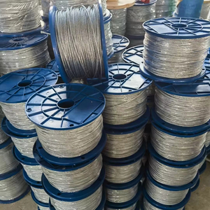 Fune in Acciaio di Alta Qualità 6x7 1x7 in Acciaio al Carbonio Lavorato a Freddo per Torri di Sollevamento/Grue Cingolate, Fune in Acciaio Galvanizzato Pieghevole - Product Image 3