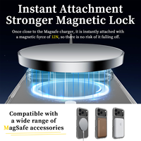 Housse anti-chute magnétique à haute transparence invisible pour iPhone 17 Pro Max et iPhone 16 Air étui pour téléphone portable