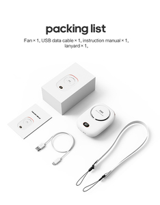 พัดล<span class=keywords><strong>ม</strong></span>คล้องคอ Kinscoter <span class=keywords><strong>แบ</strong></span>ตเตอรี่ 2000mah พัดล<span class=keywords><strong>ม</strong></span>ระบายควา<span class=keywords><strong>ม</strong></span>ร้อนขนาดเล็ก<span class=keywords><strong>แบ</strong></span>บพกพา ชาร์จซ้ำได้ ไม่มีใบพัด แขวนเอวได้ - Product Image 6
