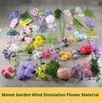 Décoration florale populaire pour mariage printanier, fleurs artificielles en soie personnalisées, roses roses style jardin Monet, chemin de fleurs pour allée de mariage au sol