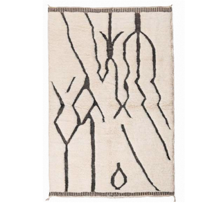 Unique Moroccan Handmade Hand Woven Wool <b>Rug</b> Non Slip Soft Area Carpet for Living Room Bedroom Home Decor - Product Image 1