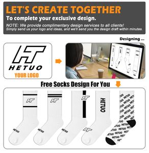Black Sport Running Crew <strong>Sock</strong> <strong>Customized</strong> Knit Letter Athletic <strong>Sock</strong> Soft Cotton Sporty Casual <strong>Sock</strong> - Product Image 6