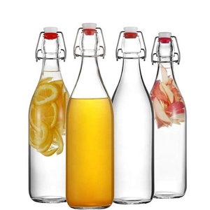 1000ml lật khóa kính bia chai sữa 1 lít botellas Swing Top có nắp đậy - Product Image 1