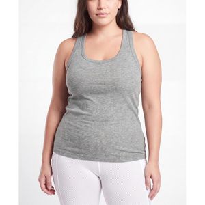 FOXA Women's 100% Cotton <b>Racer</b> <b>Back</b> Tank <b>Tops</b> Ribbed Fabric Breathable Multi Pack For Workout And Everyday Wear - Product Image 2