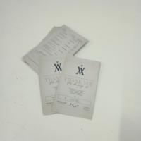 Carte de remerciement personnalisée pour petite entreprise, impression numérique du logo, cartes de vœux personnalisées, papier cartonné blanc
