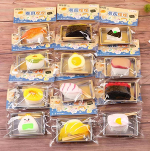 Juguetes Blandos de Sushi Japonés para Aliviar el Estrés, Divertidos para Niños, para Decoración de Casa de Muñecas, Pastel y Cocina, para Niños y Niñas - Product Image 3