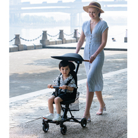 Système de voyage 4 en 1 léger et pliable en tissu et métal, poussette pour bébé de 6 à 36 mois avec taille cabine