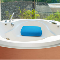 Siège et coussin de bain à remous BBCare écologiques à séchage rapide avec base antidérapante à micro-points, 6 sections de poids ajustables pour adultes et enfants