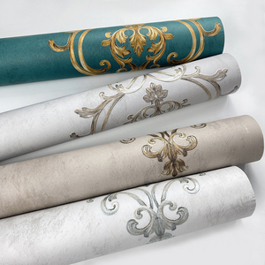 <span class=keywords><strong>Papier</strong></span> <span class=keywords><strong>peint</strong></span> brodé 3D de style <span class=keywords><strong>baroque</strong></span>, luxueux, adapté aux salons, aux chambres et aux décorations d'hôtels, décoration murale non tissée - Product Image 2