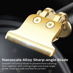 Tondeuse à cheveux professionnelle pour barbier tondeuse à cheveux professionnelle électrique rechargeable - Product Image 3