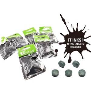 Tabletas de tinta Mustad Inkvader, 1 paquete, láminas de tinta de repuesto para señuelos de pulpo, pesca en agua salada - Product Image 4