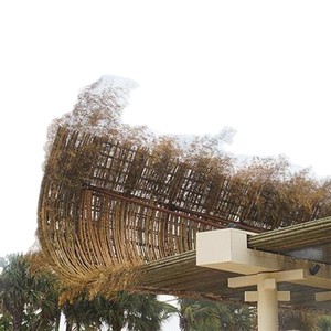 Yuzhu Bamboo Pavilion Customized Design Outdoor Leisure Structure Gallery Style Creative Decorative Wooden Frame - Product Image 5