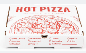 Cajas de Pizza al por Mayor de 12 <span class=keywords><strong>x</strong></span> 12 Pulgadas, Caja de Pizza Corrugada, Perfecta para Pizzas Individuales y Compartidas - Product Image 3