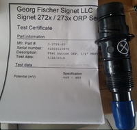 Stok asli GF Signet 3-2725-60 ORP elektroda plastik ujung datar 3/4 \ "NPT benang 7 \" panjang Harga bagus untuk OEM untuk GF Signet