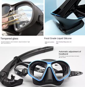 Gafas de Buceo de Cristal Templado al por Mayor - Impermeables, Antivaho, Electrochapadas con Soporte para Cámara - Product Image 3