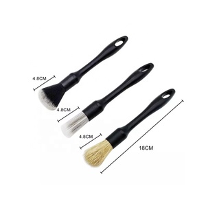 Chọn Tự Động 3Pcs Chi Tiết Bàn Chải Combo Với Có Thể Thay Thế Bàn Chải Đầu Lợn Rừng Tóc PP Tóc Pbt Lông Không Khí Vent Nội Thất Bàn Chải OEM - Product Image 5