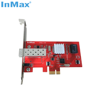 Fabricante InMax, tarjeta de red de fibra óptica SFP 1000M 1,25G LC PCI-E