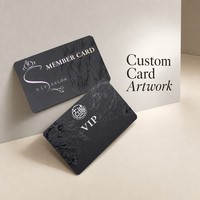 Cartes en plastique PVC personnalisées de haute qualité avec finition gaufrée durable pour les solutions de fidélisation et d'identification