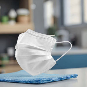 Masker Wajah Earloop 3 lapis sekali pakai dengan perlindungan luar ruangan Respirator & masker PM2.5 pemasok Tiongkok - Product Image 1