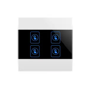 Interrupteur mural alexa automação tuya inteligente casa parede toque zigbee interruptor luz interruptor inteligentes painel de controle sistema