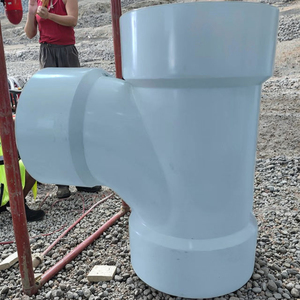 PVC cống phụ kiện đường ống <span class=keywords><strong>ASTM</strong></span> d2665 tiêu chuẩn <span class=keywords><strong>TEE</strong></span> trắng Mỹ tiêu chuẩn loại sản phẩm - Product Image 2