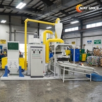 Machine de recyclage de câbles, granulateur de fils de cuivre pour le recyclage des faisceaux de câblage automobile
