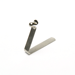 Stainless Steel Push Button Pole Lock Furniture <strong>Spring</strong> <strong>V</strong> <strong>Shaped</strong> <strong>Clip</strong> for Tubing - Product Image 3
