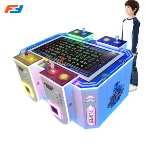 新的贪婪的蛇桌街机视频游戏与四个游戏的投币式儿童游戏机