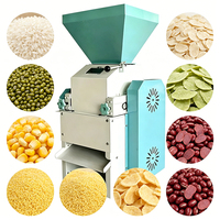 Machine à floquer les céréales à usage agricole, directement de l'usine, en acier inoxydable 304, 450 kg/h, avec moteur, pour maïs, avoine, soja, certifiée CE