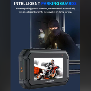 MotorBike Cam 1080 + 1080P delantero y trasero 3 "IPS pantalla doble lente impermeable GPS aparcamiento Monitor motocicleta Cámara - Product Image 5
