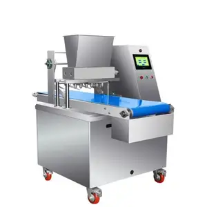 Automatic Fortune Mosaic Two Color Twist Biscuit Chocolate Fill Encrust Pretzel Cookie Make Machine