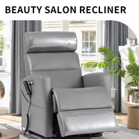 CJSmart Home - Chaise de Salon de Beauté Luxe Réglable en Hauteur et Inclinable, Idéale pour Coiffeur et Barbier - Offre Spéciale