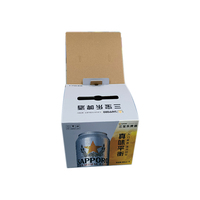 STPP Entwickelte Maßgeschneiderte Premium-Bierverpackungsbox für 6 Flaschen Bier Wellpappe Flachpack Bierkarton
