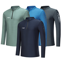 Mode Fitness Sport Akilex en Stock haute qualité hommes maison Gym ensemble Compression couche de Base course à manches longues t-shirt