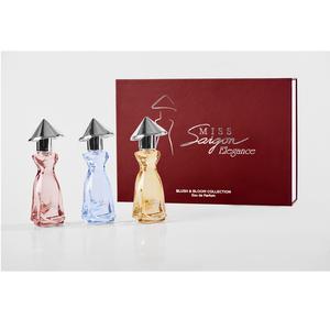 Daily Use Women's Perfume <b>Gift</b> Set EDP Perfume <b>Miss</b> Saigon Elegance Travel Size Collection - Blush & Bloom 3x15ml Floral Scent - Product Image 1