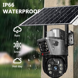 กล้องวงจรปิดรักษาความปลอดภัย V380 Pro พลังงานแสงอาทิตย์ ราคาประหยัด แบบ PTZ เลนส์คู่ ไร้สาย ภายนอกอาคาร รองรับ WiFi 4G ซิมการ์ด รุ่น ASIH116-PTG5460 C - Product Image 5