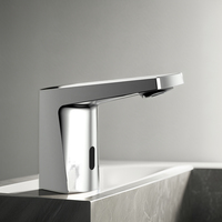 HY-107A moderne contemporain en laiton poli électrovanne capteur sans contact robinet automatique robinet d'eau salle de bain cuisine utilisation