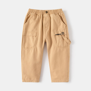 2024 primavera nuovi pantaloni Casual comodi e versatili per ragazzi giovani eleganti <span class=keywords><strong>Cargo</strong></span> per bambini all'ingrosso dritti lunghi alla moda - Product Image 5