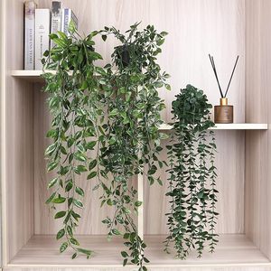 LY Home Room Decor Artificielle en Pot Verdure <span class=keywords><strong>Faux</strong></span> Eucalyptus Vigne Fougère Pothos <span class=keywords><strong>Lierre</strong></span> en Pot Herbe Verte Type Plante - Product Image 6