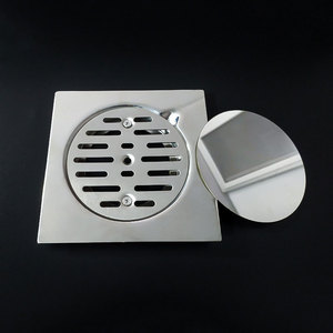Rejilla de drenaje de suelo cuadrada moderna de 100 mm para baño y ducha con filtro anticorrosión para <span class=keywords><strong>lavadora</strong></span> - Product Image 1