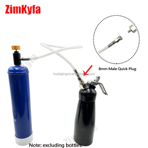 M11*1 & M22 Threaded Adapter for Blue Tank 580g Whipped Cream Charge Bottle Cans <b>Grinder</b> Air Tools - Product Image 3