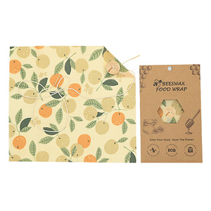 Zero Waste Eco Friendly Vegan <strong>Beeswax</strong> Food Wrap with Button and String Organic Bees Wax <strong>Beeswax</strong> Food BAG Sandwich Wrapping <strong>Paper</strong> - Product Image 2