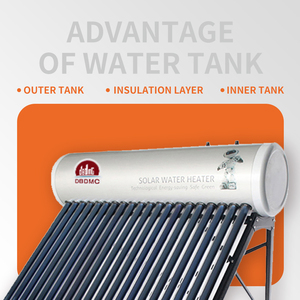 Colector de panel de tubo de vacío <span class=keywords><strong>solar</strong></span> calentador de agua soporte de <span class=keywords><strong>aire</strong></span> <span class=keywords><strong>acondicionado</strong></span> de techo - Product Image 2