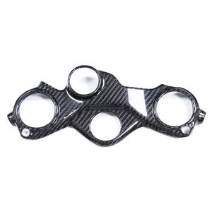 Cubierta de Triple Abrazadera de Fibra de Carbono Brillante/Mate para S1000RR 2019-2025, Reemplazo Directo, Protección y Decoración, Garantía de 180 Días - Product Image 1