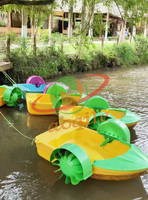 Nouveau design de pédalo manuel personnalisé pour enfants bateau à pédale familial pédalo