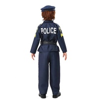 Déguisez-vous en policier américain pour enfants, costume de policier pour garçons avec accessoires