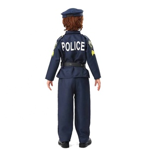 Vestire il Costume dell'ufficiale di polizia dell'america per il Costume dell'uniforme del poliziotto dei ragazzi dei bambini con gli accessori - Product Image 2
