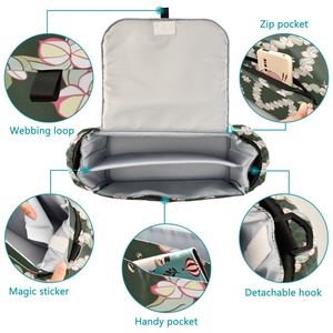 Sacs à langer multifonctionnels hawaïens Puakenikeni, organiseur de poussette de voyage, personnalisables avec faible MOQ - Product Image 2