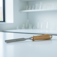 Ciseaux à bois plats en acier à haute teneur en carbone de qualité industrielle ESY avec manches en bois, modèle D183